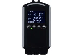 Revolt Temperatur Schalter:Digitaler Temperaturregler Für 2 Heiz- & Klimageräte, Display, 3.680 W -Pearl Shop zx2719 9