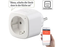 Luminea Home Control 3er-Set WLAN-Steckdosen Mit Energiekostenmesser, App & Sprachsteuerung 23 Luminea Home Control 3er-Set WLAN-Steckdosen Mit Energiekostenmesser, App & Sprachsteuerung -Pearl Shop zx2820 42