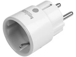 Luminea Home Control Stromzähler Steckdose:Mini-WLAN-Steckdose Mit App Und Bluetooth, Für Alexa & GA, 16 A -Pearl Shop zx2858 5 1