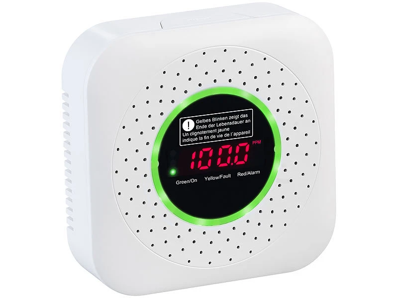 VisorTech Gaswarnmelder:Steckdosen-Multi-Gasmelder Für Erdgas, Autogas Und Flüssiggas, 85 DB 5 VisorTech Gaswarnmelder:Steckdosen-Multi-Gasmelder Für Erdgas, Autogas Und Flüssiggas, 85 DB – Bild 3