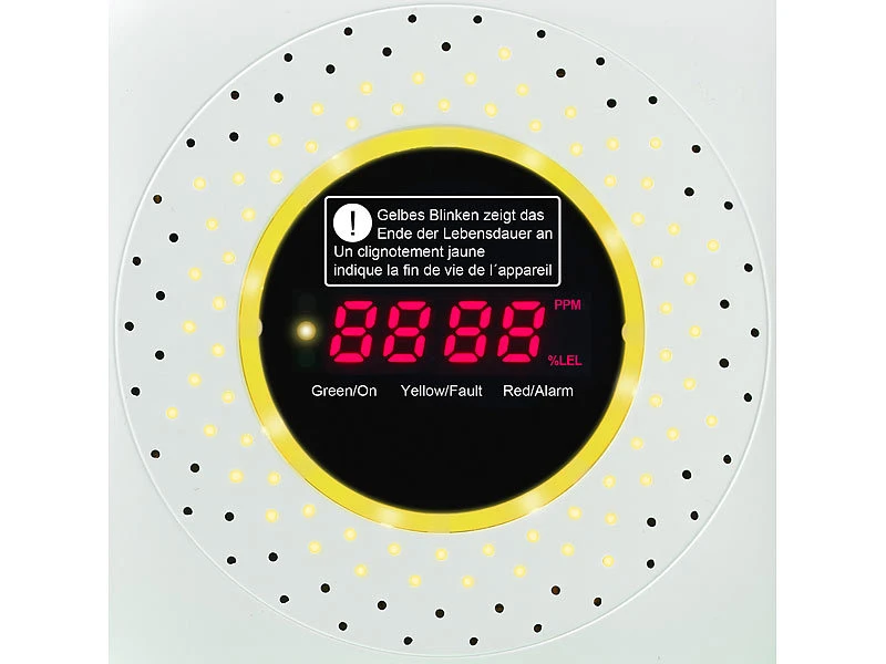 VisorTech Gaswarnmelder:Steckdosen-Multi-Gasmelder Für Erdgas, Autogas Und Flüssiggas, 85 DB 9 VisorTech Gaswarnmelder:Steckdosen-Multi-Gasmelder Für Erdgas, Autogas Und Flüssiggas, 85 DB – Bild 7