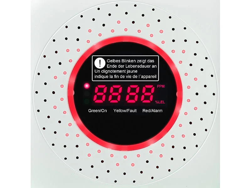 VisorTech Gaswarnmelder:Steckdosen-Multi-Gasmelder Für Erdgas, Autogas Und Flüssiggas, 85 DB 10 VisorTech Gaswarnmelder:Steckdosen-Multi-Gasmelder Für Erdgas, Autogas Und Flüssiggas, 85 DB – Bild 8