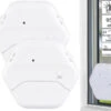 VisorTech Glasbruch Alarm:2er-Set Extradünne Glasbruchmelder, 2 Stufen, 95 DB, 54 Monate -Pearl Shop zx2966 8