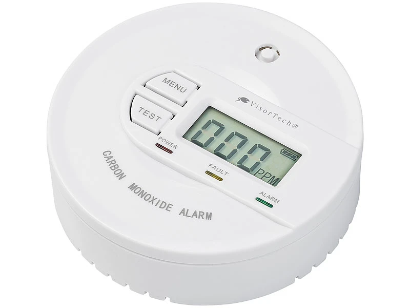 VisorTech CO Warner:2er-Set Kohlenmonoxid-Melder, 10-Jahres-Sensor, Display, EN 50291 10 VisorTech CO Warner:2er-Set Kohlenmonoxid-Melder, 10-Jahres-Sensor, Display, EN 50291 – Bild 8