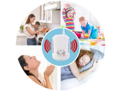 VisorTech Gasalarm:Multi-Gasmelder Für Haushaltsübliche Gase, Mit 3 Funktions-LEDs, 85 DB -Pearl Shop zx2977 8 1