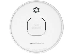 VisorTech Rauchwarner:Fotoelektrischer Rauchwarnmelder, UV-fest, 10-J.-Batterie, 85 DB, VdS -Pearl Shop zx3065 2