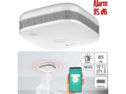 VisorTech Rauchwarnmelder:5er-Set WLAN-Design-Rauchmelder Mit Weltweiter App-Benachrichtigung -Pearl Shop zx3150 11