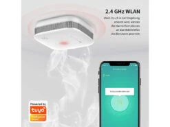 VisorTech Feuermelder:10er-Set WLAN-Design-Rauchmelder Mit Weltweiter App-Benachrichtigung -Pearl Shop zx3150 5 3