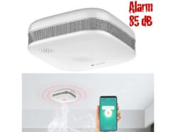 VisorTech Rauchwarnmelder:5er-Set WLAN-Design-Rauchmelder Mit Weltweiter App-Benachrichtigung -Pearl Shop zx3150 8 1