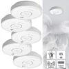 VisorTech Rauchmelder Funkvernetzt:5er-Set Drahtlos Vernetzbare Funk-Rauchwarnmelder, 85 DB 2 VisorTech Rauchmelder Funkvernetzt:5er-Set Drahtlos Vernetzbare Funk-Rauchwarnmelder, 85 DB -Pearl Shop zx3155 9