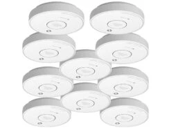 VisorTech Funkrauchmelder:10er-Set Drahtlos Vernetzbare Funk-Rauchwarnmelder, 85 DB -Pearl Shop zx3156 5