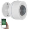Luminea Home Control Temperaturfühler:3in1-WLAN-PIR-Bewegungsmelder, Temperatur- & Luftfeuchtigkeits-Sensor
