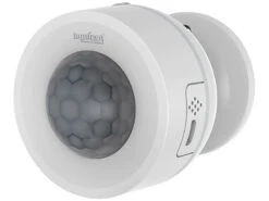 Luminea Home Control Temperaturfühler:3in1-WLAN-PIR-Bewegungsmelder, Temperatur- & Luftfeuchtigkeits-Sensor -Pearl Shop zx5018 6 1