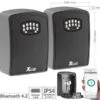 Xcase Bluetooth-Schlüsselsafe:2er Set Mini-Schlüssel-Safe Mit Bluetooth Und App, IP54 -Pearl Shop zx5055 26