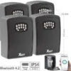 Xcase Schlüsselbox:4er Set Mini-Schlüssel-Safe Mit Bluetooth Und App, IP54 -Pearl Shop zx5056 26