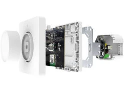 Luminea Home Control Dimmschalter:WLAN-Unterputz-Lichtschalter & Dimmer Mit Dreh- & Drück-Funktion, App -Pearl Shop zx5073 8 1