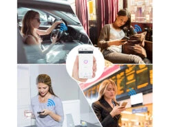 Luminea Home Control WLAN Steckdosen-Schalter:4er-Set WLAN-Steckdosen, Apple-HomeKit-zertifiziert, Sprachsteuerung -Pearl Shop zx5144 12