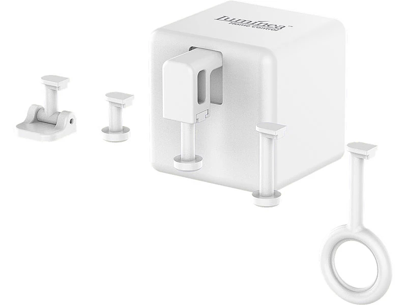 Luminea Home Control Bluetooth Schalter:4er-Set Smarte Schalter-Aufsätze Für Kippschalter & Taster, Mit App 6 Luminea Home Control Bluetooth Schalter:4er-Set Smarte Schalter-Aufsätze Für Kippschalter & Taster, Mit App – Bild 4