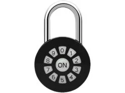 Xcase Vorhängeschloss Code:4er Metall-Vorhängeschloss Mit Zahlencode Und App, Bluetooth, IP65 -Pearl Shop zx5211 2