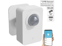 Luminea Home Control Bewegungsmelder Alarm:2er-Set ZigBee-PIR-Bewegungsmelder, 8 M Reichweite, App 10 Luminea Home Control Bewegungsmelder Alarm:2er-Set ZigBee-PIR-Bewegungsmelder, 8 M Reichweite, App -Pearl Shop zx5231 16
