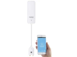 Luminea Home Control ZigBee Wassersensor:2er-Set ZigBee-Wassermelder Mit Externem Sensor, App 18 Luminea Home Control ZigBee Wassersensor:2er-Set ZigBee-Wassermelder Mit Externem Sensor, App -Pearl Shop zx5233 5 1