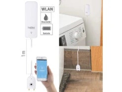 Luminea Home Control ZigBee Wassersensor:2er-Set ZigBee-Wassermelder Mit Externem Sensor, App 17 Luminea Home Control ZigBee Wassersensor:2er-Set ZigBee-Wassermelder Mit Externem Sensor, App -Pearl Shop zx5233 6 1