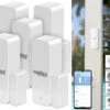 Luminea Home Control Fenstersensor:5er-Set ZigBee-Tür- & Fensteralarm, Für Alexa, GA Und Siri, App -Pearl Shop zx5244 2