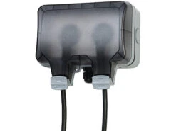 Luminea Home Control WLAN Steckdose:Outdoor-WLAN-Aufputz-Doppelsteckdose, Sprachbefehl, Strommessung, App 19 Luminea Home Control WLAN Steckdose:Outdoor-WLAN-Aufputz-Doppelsteckdose, Sprachbefehl, Strommessung, App -Pearl Shop zx5268 12 1