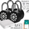 Xcase BT-Schloss:4er Metall-Vorhängeschloss Mit Zahlencode Und App, IP65 + Gateway 1 Xcase BT-Schloss:4er Metall-Vorhängeschloss Mit Zahlencode Und App, IP65 + Gateway -Pearl Shop zx5272 17 1