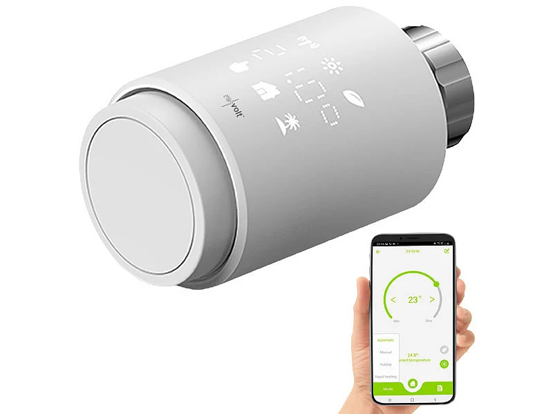 Revolt Heizungsthermostate:6er-Set Programmierbare Heizkörper-Thermostate Mit WLAN-Gateway & App 12 Revolt Heizungsthermostate:6er-Set Programmierbare Heizkörper-Thermostate Mit WLAN-Gateway & App – Bild 10