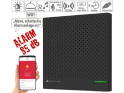 VisorTech Alarmanlage Drahtlos:13-teiliges Funk-Alarmanlagen-Set: 11 Sensoren, SOS-Taster, WLAN, App -Pearl Shop zx5314 21 2