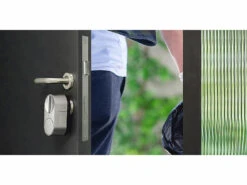 VisorTech Smart Lock:Türschlossantrieb Mit PIN-Code, Fingerabdruck-Sensor Und WLAN-Gateway -Pearl Shop zx5330 7