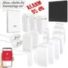 VisorTech Alarmanlage Drahtlos:13-teiliges Funk-Alarmanlagen-Set: 11 Sensoren, SOS-Taster, WLAN, App -Pearl Shop zx5334 14
