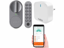 VisorTech Smart Lock:Türschlossantrieb Mit PIN-Code, Fingerabdruck-Sensor Und WLAN-Gateway -Pearl Shop zx5369 10
