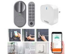 VisorTech Smart Lock:Türschlossantrieb Mit PIN-Code, Fingerabdruck-Sensor Und WLAN-Gateway -Pearl Shop zx5369 9