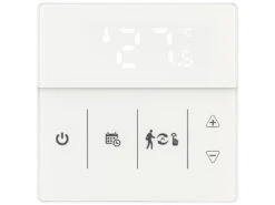 Revolt Thermostat WiFi:WLAN-Fußbodenheizung-Thermostat Mit App Und Sprachsteuerung, Weiß -Pearl Shop zx7207 2