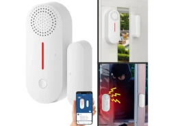 VisorTech Türkontakt Alarm:4er-Set 2in1-WLAN-Tür- & Fensteralarm, Sirene, App Und Sprachsteuerung 24 VisorTech Türkontakt Alarm:4er-Set 2in1-WLAN-Tür- & Fensteralarm, Sirene, App Und Sprachsteuerung -Pearl Shop zx7211 9 1