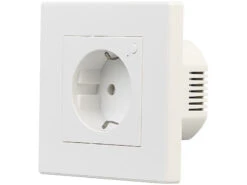 Luminea Home Control Amazon Alexa Steckdose:5er-Set WLAN-Unterputz-Steckdosen Mit Verbrauch-Messung, App, 3.680 W -Pearl Shop zx7315 1 1